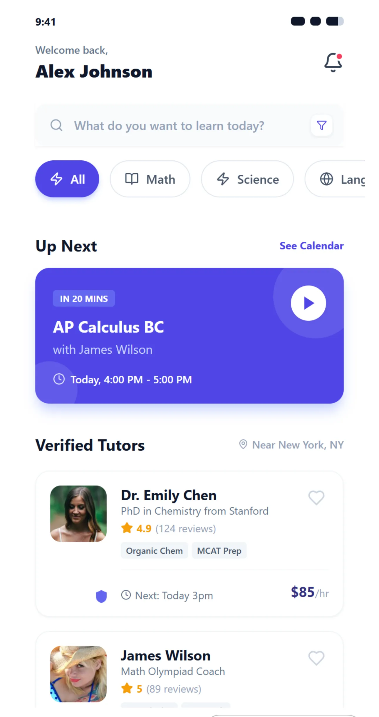 Sapience App Screen 2